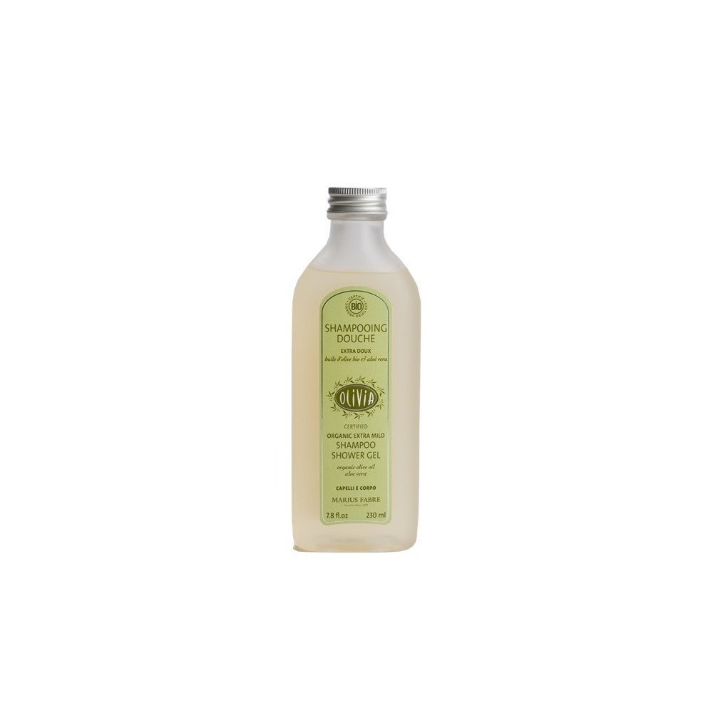 Champú Bio al aceite de oliva y aloe vera.