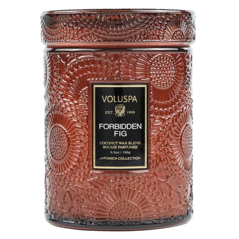 Vela Voluspa Pequeña tarro cristal Forbidden Fig