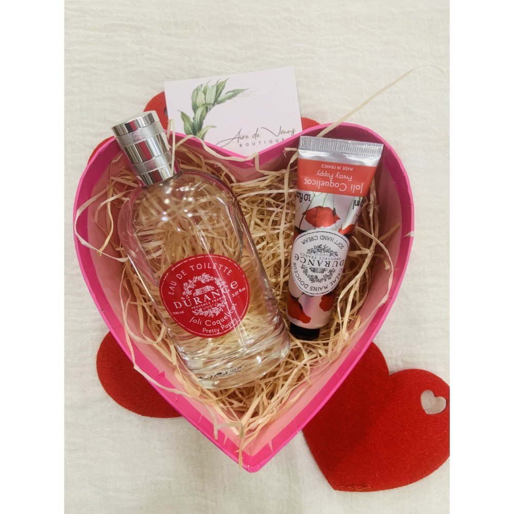 Caja Regalo San Valentin Eau Toilette + Crema de Manos Durance