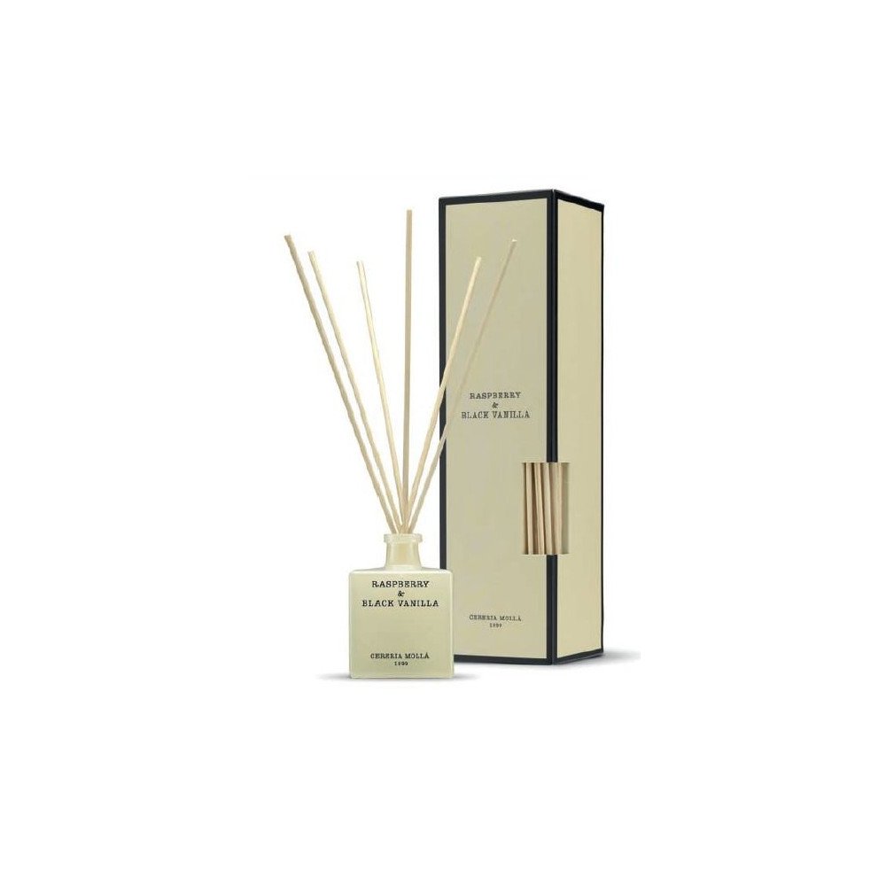 Mikado perfumado Cereria Mollá Raspberry & Black Vanilla 100ml | Les aromes provence
