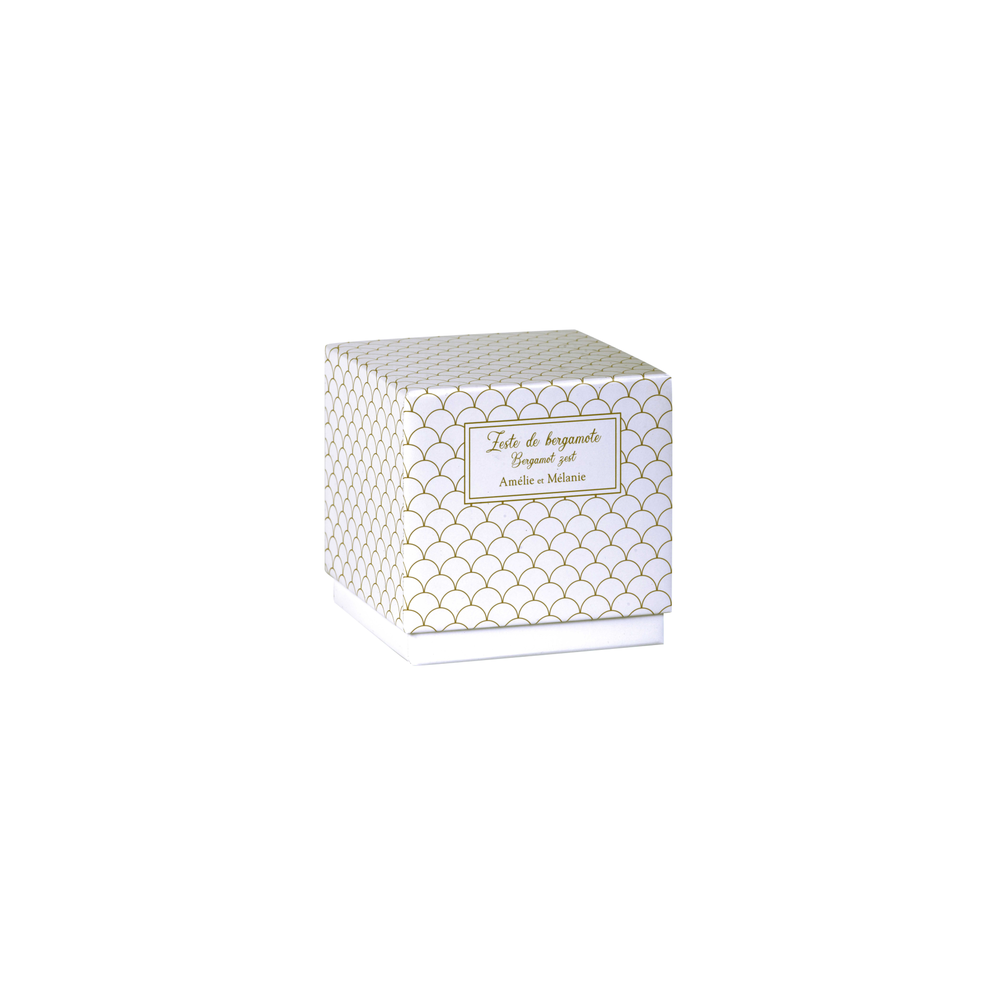 Vela Perfumada Amélie et Mélanie Zeste de Bergamote 160gr | Les aromes Provence