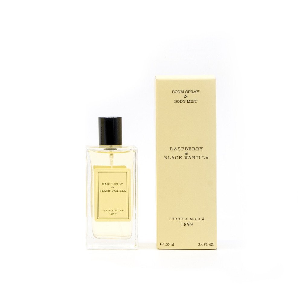 Body Mist & Room Spray Cerería Mollá Raspberry & Black Vanilla | Les aromes provence
