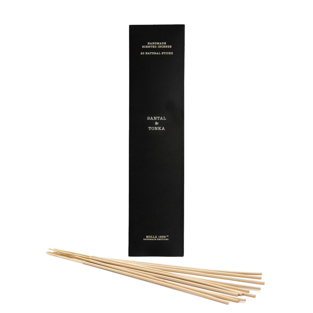 Incienso artesanal Cereria Mollá Santal & Tonka 20 sticks| Les Aromes Provence