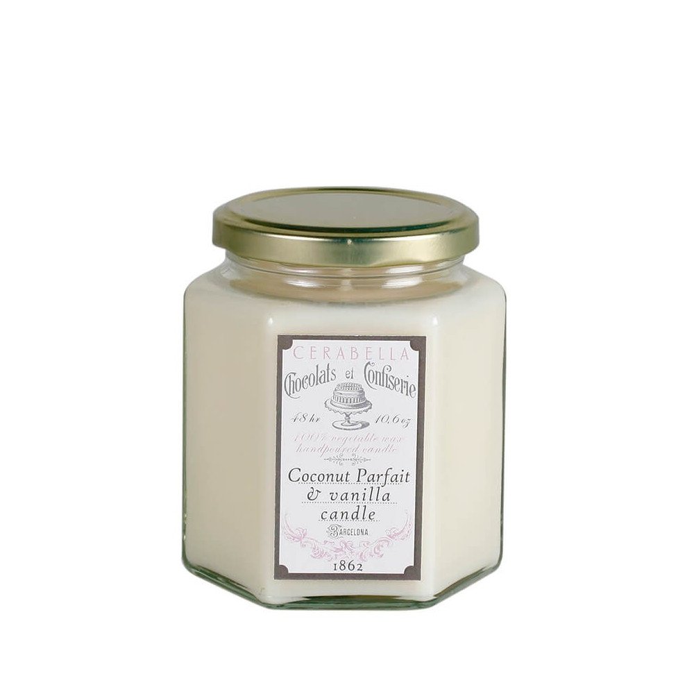 Vela Artesanal Cerabella Coconut Parfait & Vanilla | Les aromes provence
