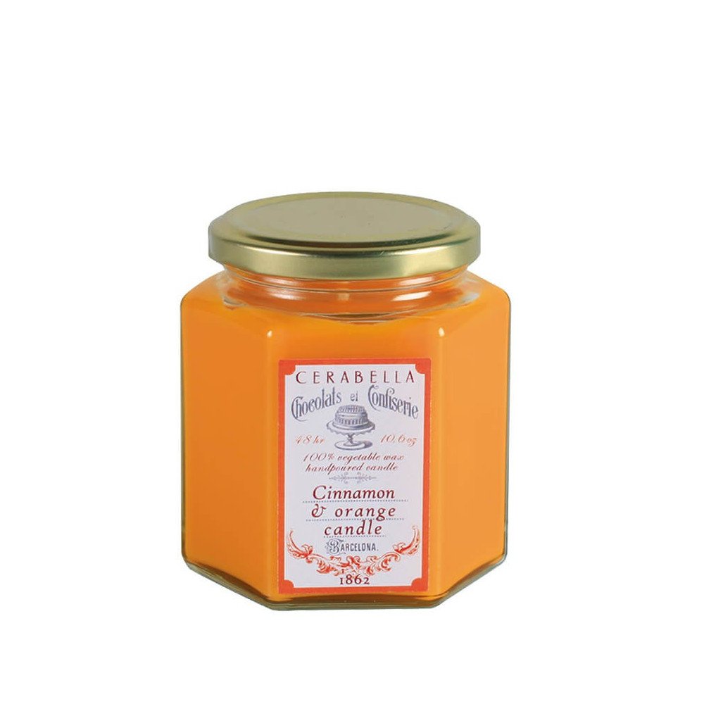 Vela Artesanal Cerabella Cinnamon & Orange  | Les aromes provence