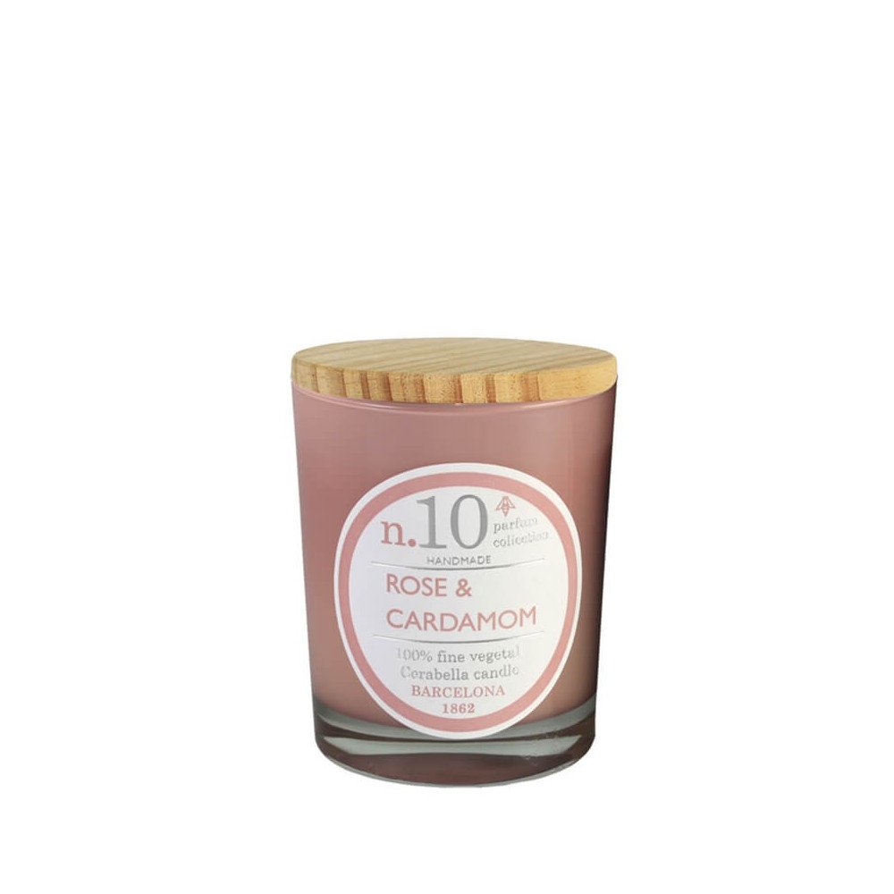 Vela Artesanal Perfumada Cerabella Rose & Cardamom | Les aromes provence