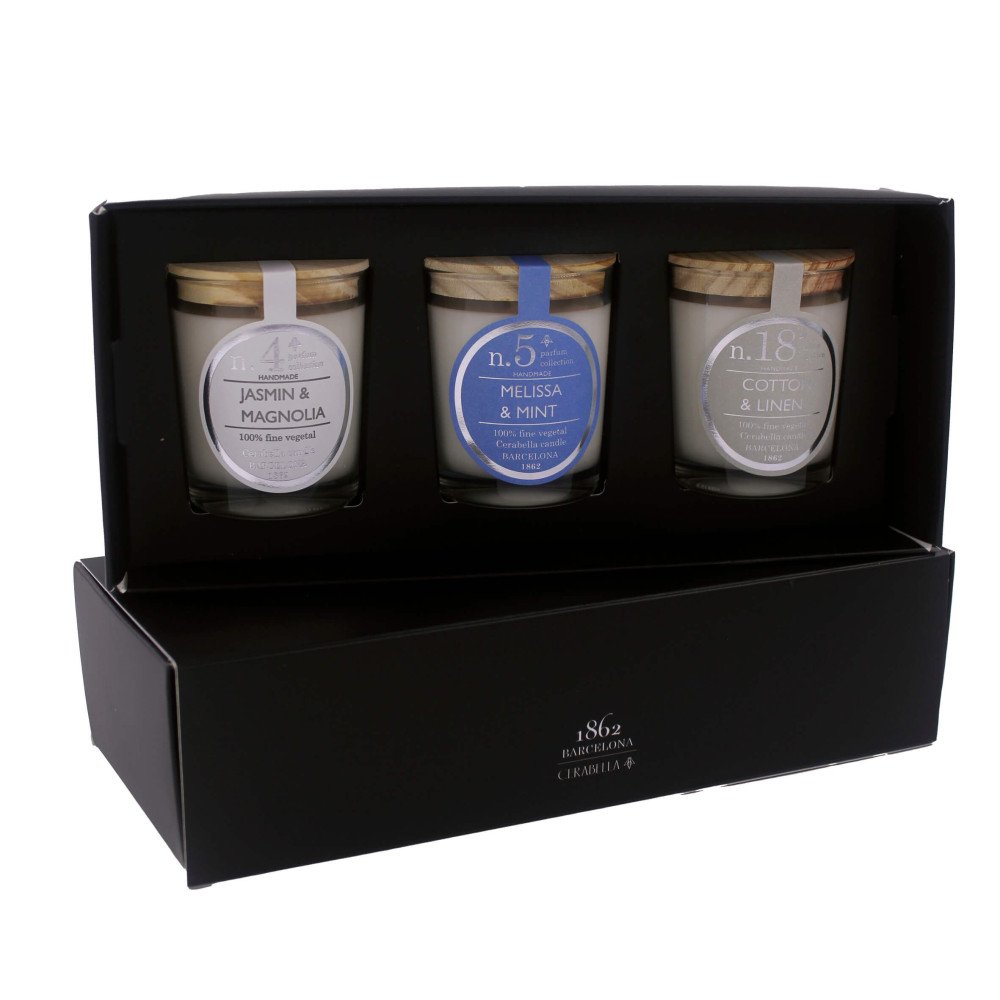Caja Regalo Velas Artesanales Cerabella Nº3 | Les aromes provence