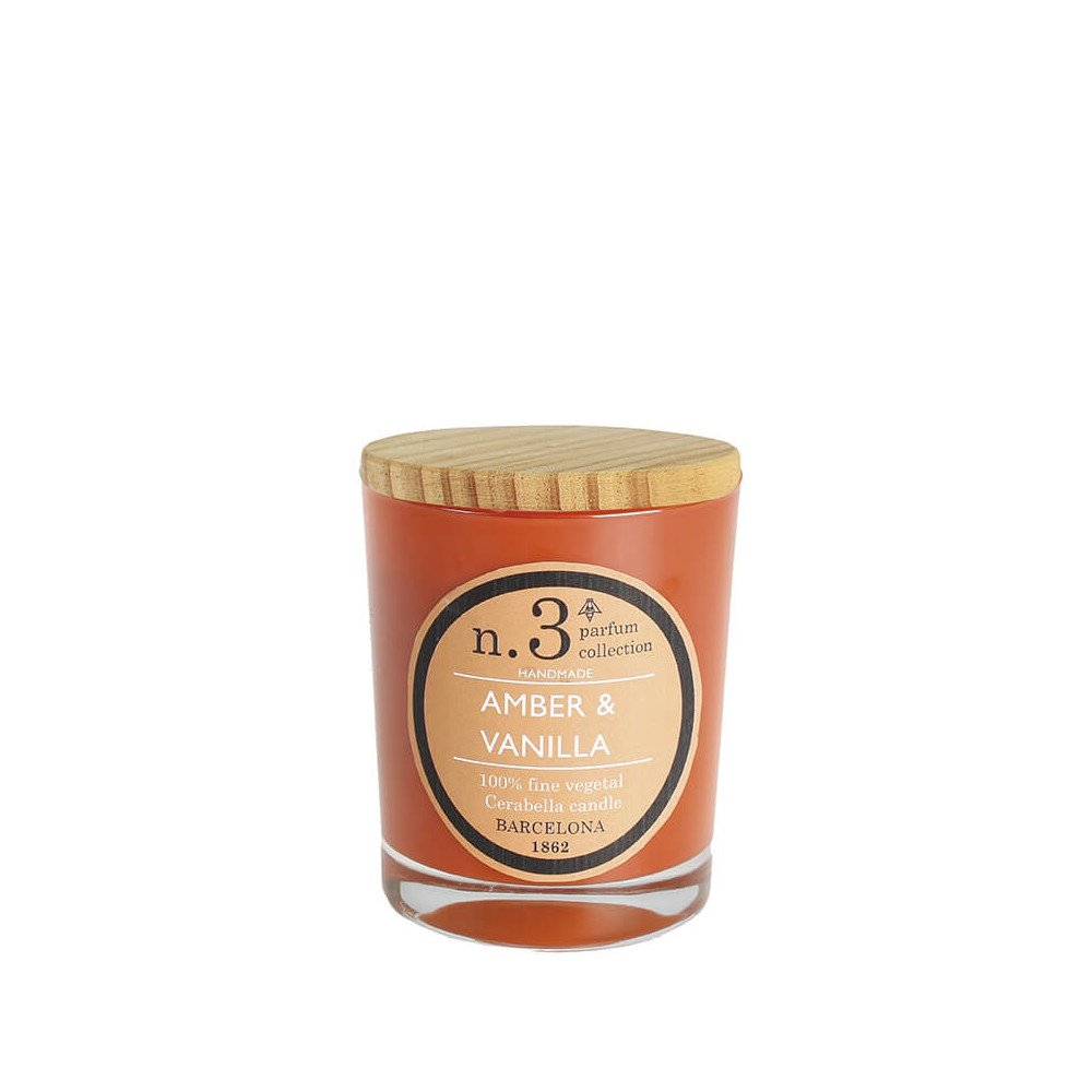 Vela Artesanal Perfumada Cerabella Amber & Vanilla | Les aromes provence