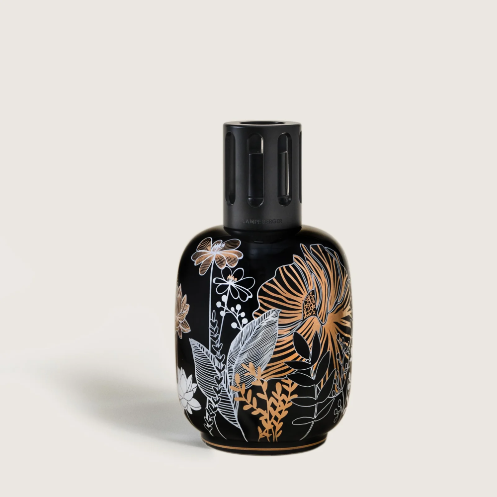 Lampe Berger Végétale Porcelaine Noire | Les aromes de provence