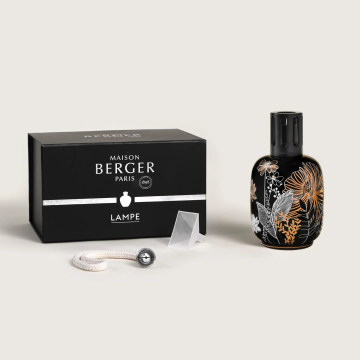 Lampe Berger Végétale Porcelaine Noire | Les aromes de provence