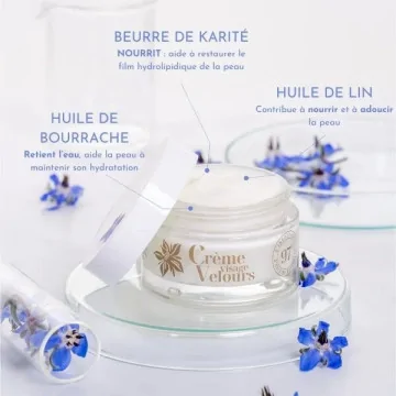 Crema Facial Hidratante Durance Con Aceite de Borraja 50ml | Les aromes Provence