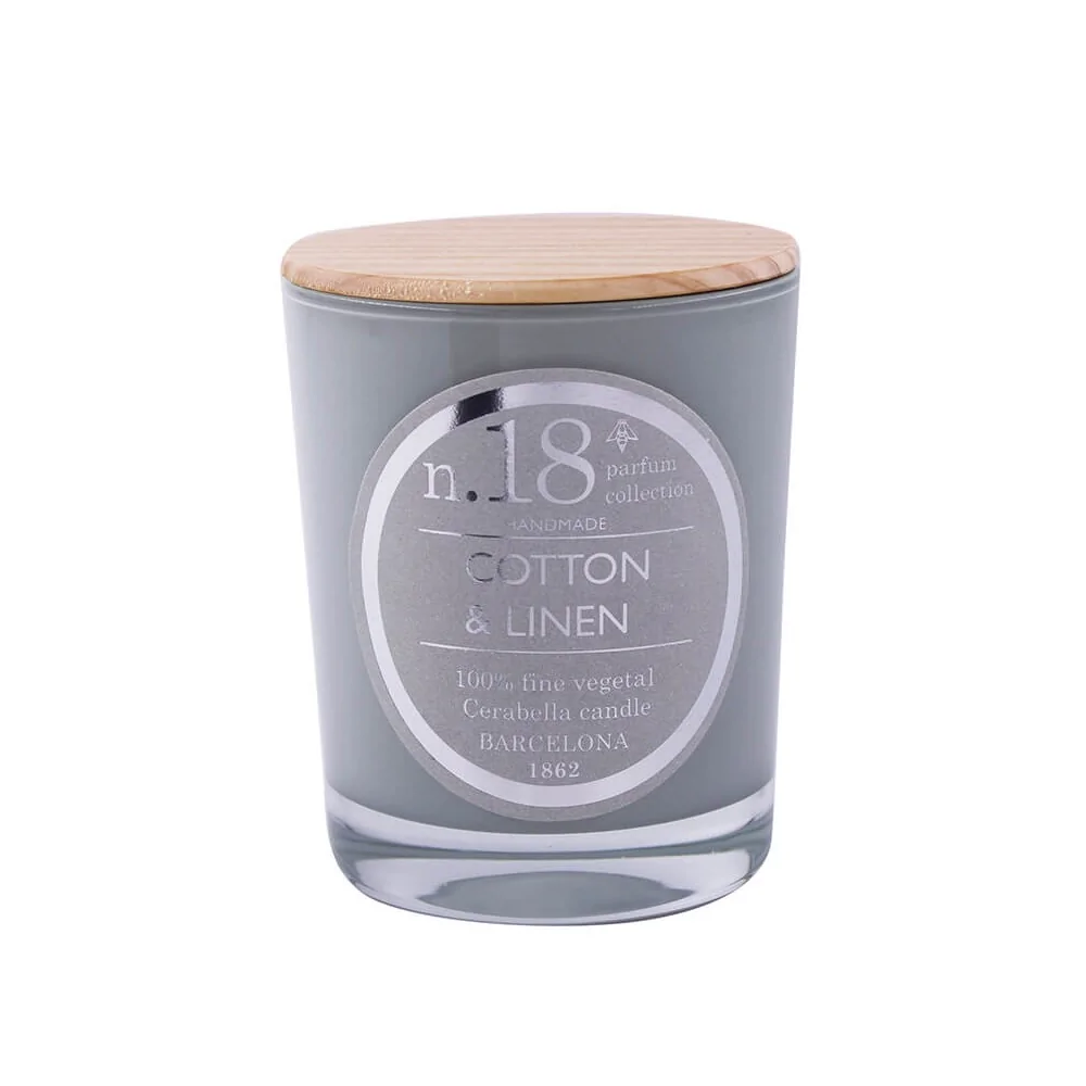 Vela Artesanal Perfumada Cerabella Cotton & Linen Nº18 | Les aromes provence