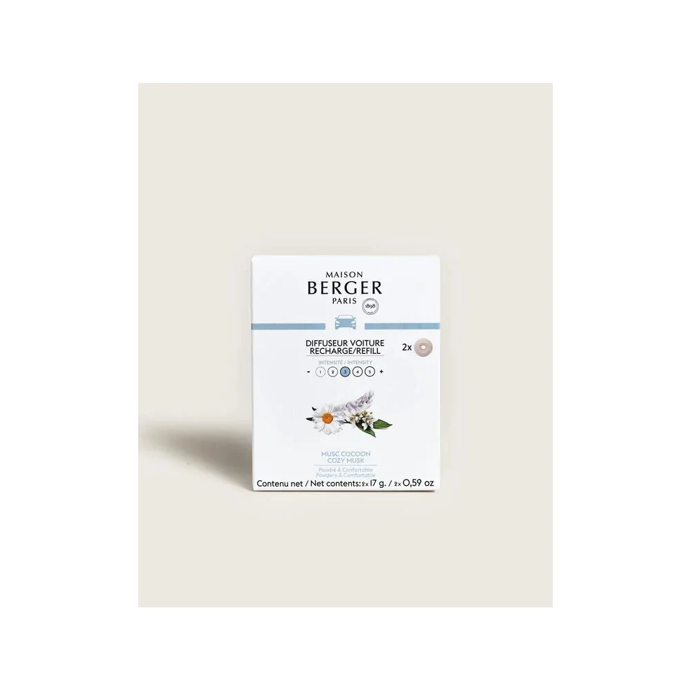 Recarga Difusor de coche Maison Berger Musc Cocoon | Les aromes provence