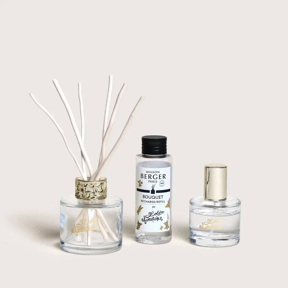 Dúo Mini Mikado & Perfume Hogar Maison Berger Lolita Lempicka Transparente | Les aromes provence