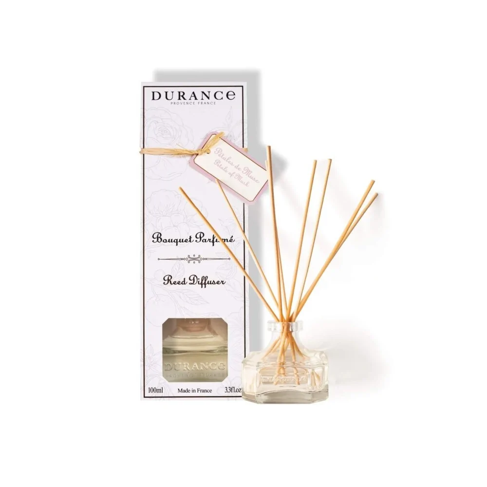 Mikado perfumado Durance Pétales de Musc 100ml | Les aromes de provence