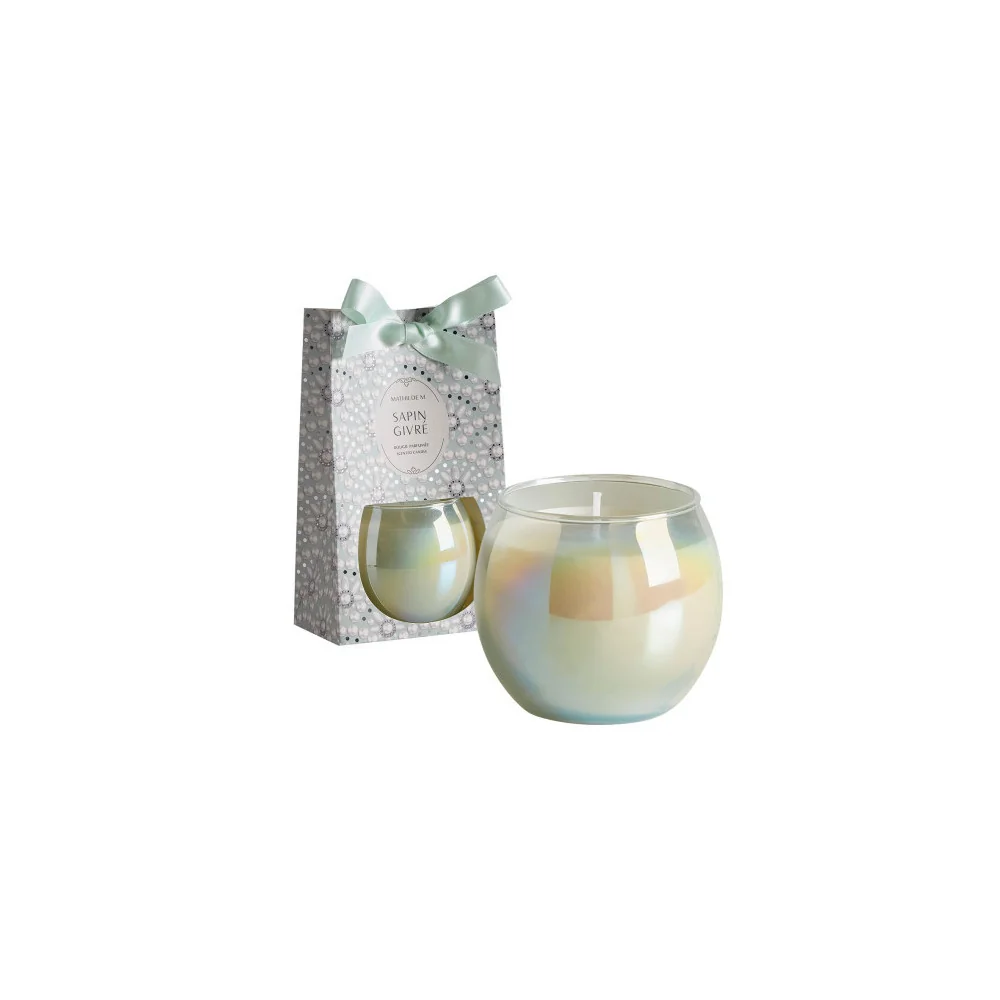Vela Perfumada Mathide M Sapin Givré 170g | Les aromes provence