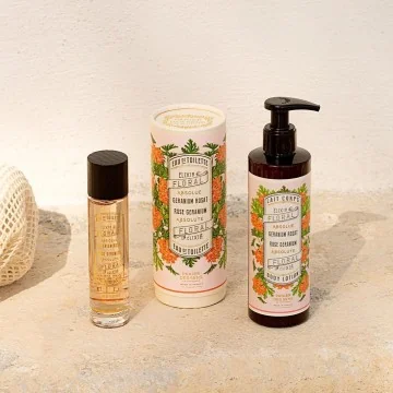 Leche Corporal Hidratante Panier des Sens Geranium Rosat  250ml | Les aromes provengas