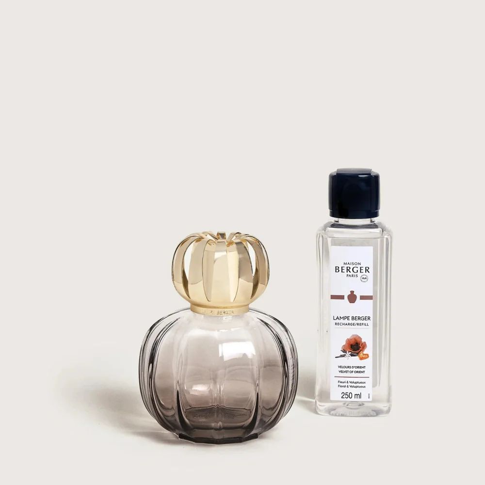 Cofre Lampe Berger Corali Grise | Les aromes provence