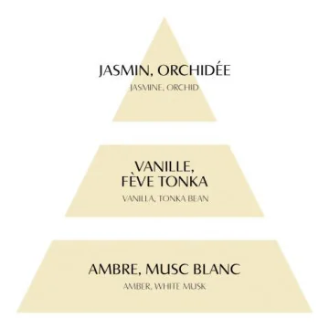 Caja de 4 ceras perfumadas Corazón Vanillé Doreé Mathilde M | Les Aromes Provence