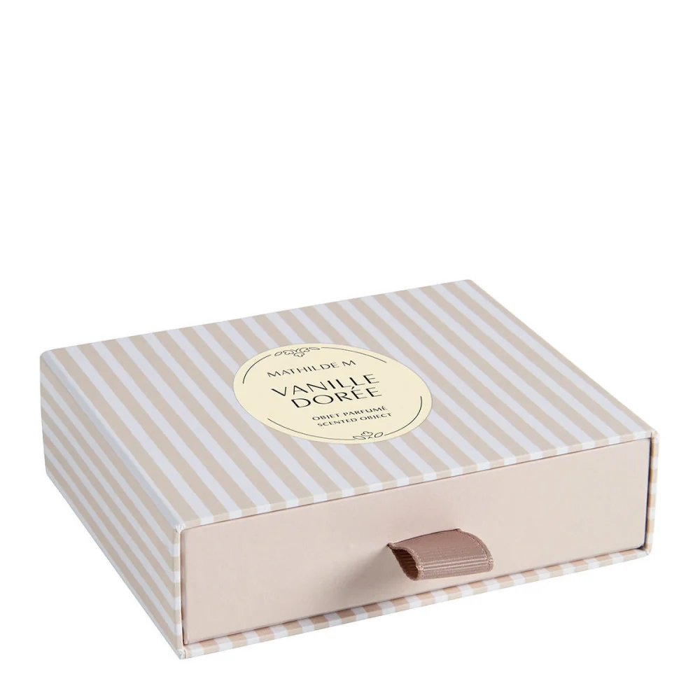 Caja de 4 ceras perfumadas Corazón Vanillé Doreé Mathilde M | Les Aromes Provence