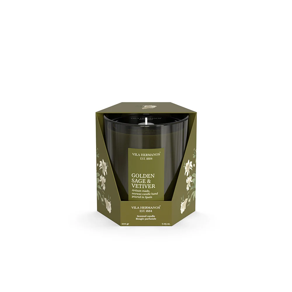 Vela Golden Sage & Vetiver Vila Hermanos | Les Aromes Provence