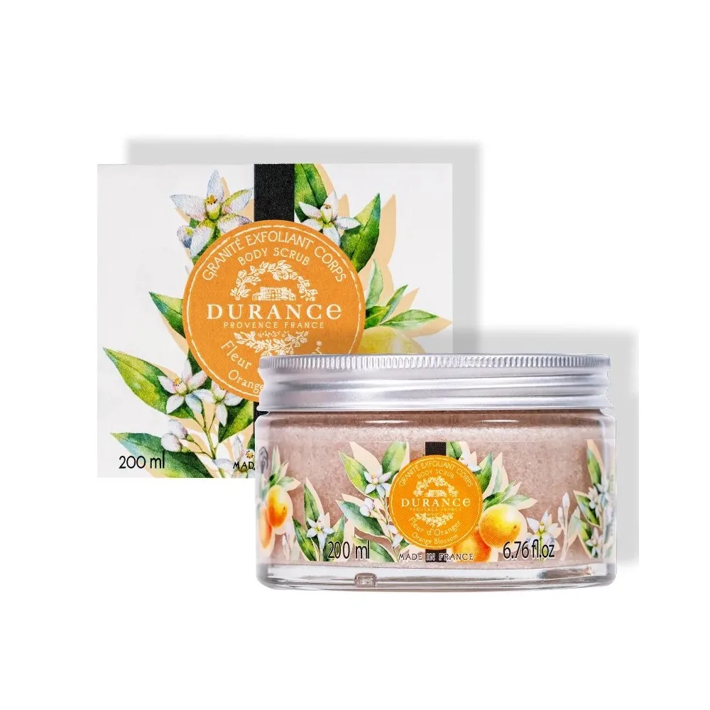 Crema corporal exfoliante Durance Azahar 200ml | Les Aromes Provence