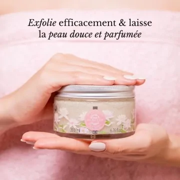 Crema corporal exfoliante Durance Délicat Nymphéa 200ml| Les Aromes Provence