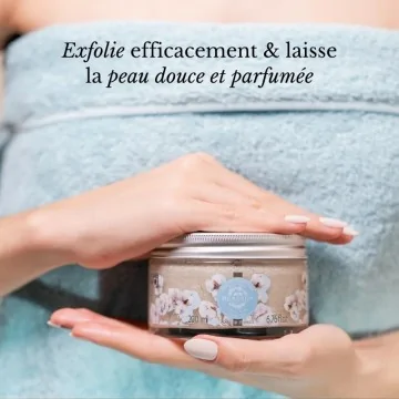 Crema corporal exfoliante Durance Algodón Cotton Musk 200ml| Les Aromes Provence