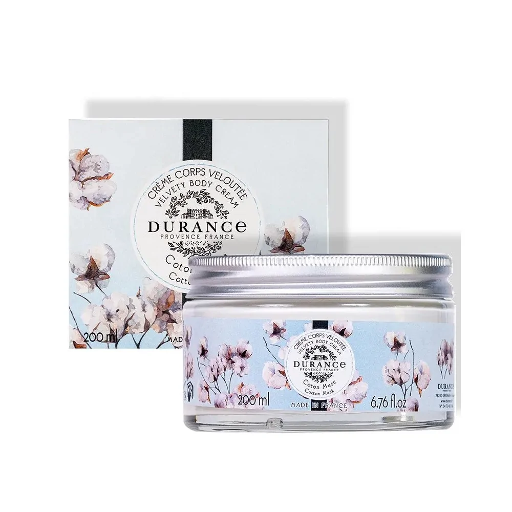 Crema Corporal Durance Algodón Cotton Musk 200ml | Les Aromes Provence