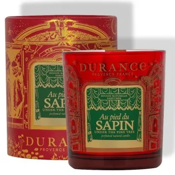 Vela Con mecha de Madera Durance Au Pied du Sapin 300g | Les aromes provence