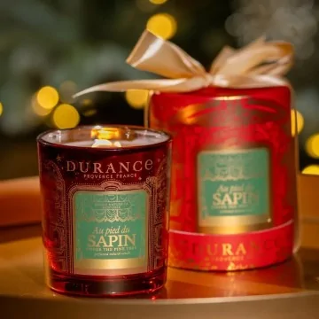 Vela Con mecha de Madera Durance Au Pied du Sapin 300g | Les aromes provence