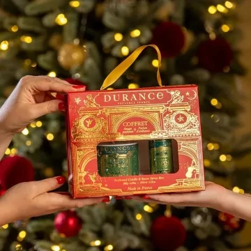 Cofre Navidad Vela + Perfume Hogar Durance Au Pied du Sapin | Les aromes provence