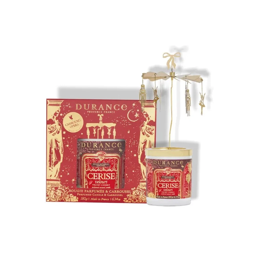 Vela Carrusel Durance Cerise Velours 180gr | Les aromes provence