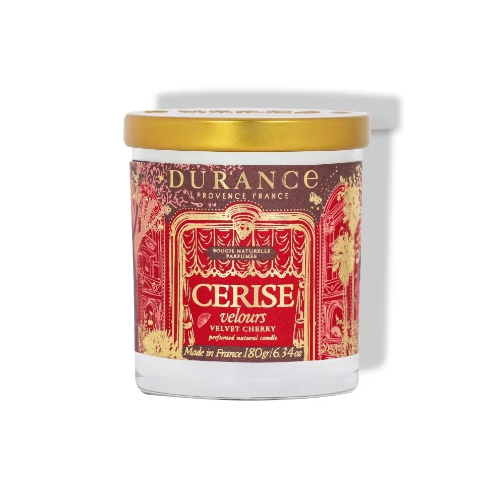 Vela Perfumada Durance Cerise Velours 180g | Les aromes provence