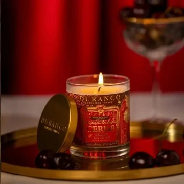 Vela Perfumada Durance Cerise Velours 180g | Les aromes provence