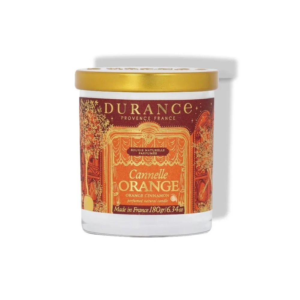 Vela Perfumada Durance Cannelle Orange 180g | Les aromes provence