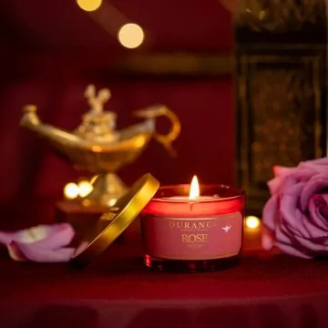 Vela Perfumada Durance Rose Sultane 90gr | Les aromes provence