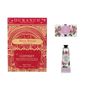 Pack Regalo Durance Navidad Crema de Manos + Jabón Perfumado Rosa