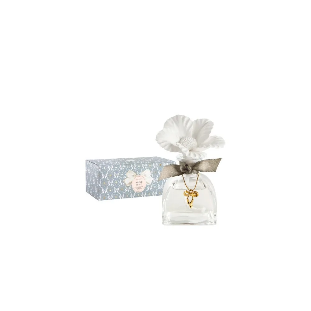 Mikado Perfumado Mathilde M Flor cerámica Musc Irisé 100ml