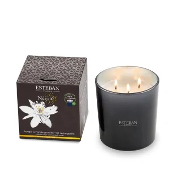 Vela Perfumada 3 Mechas Esteban Paris Néroli 450gr