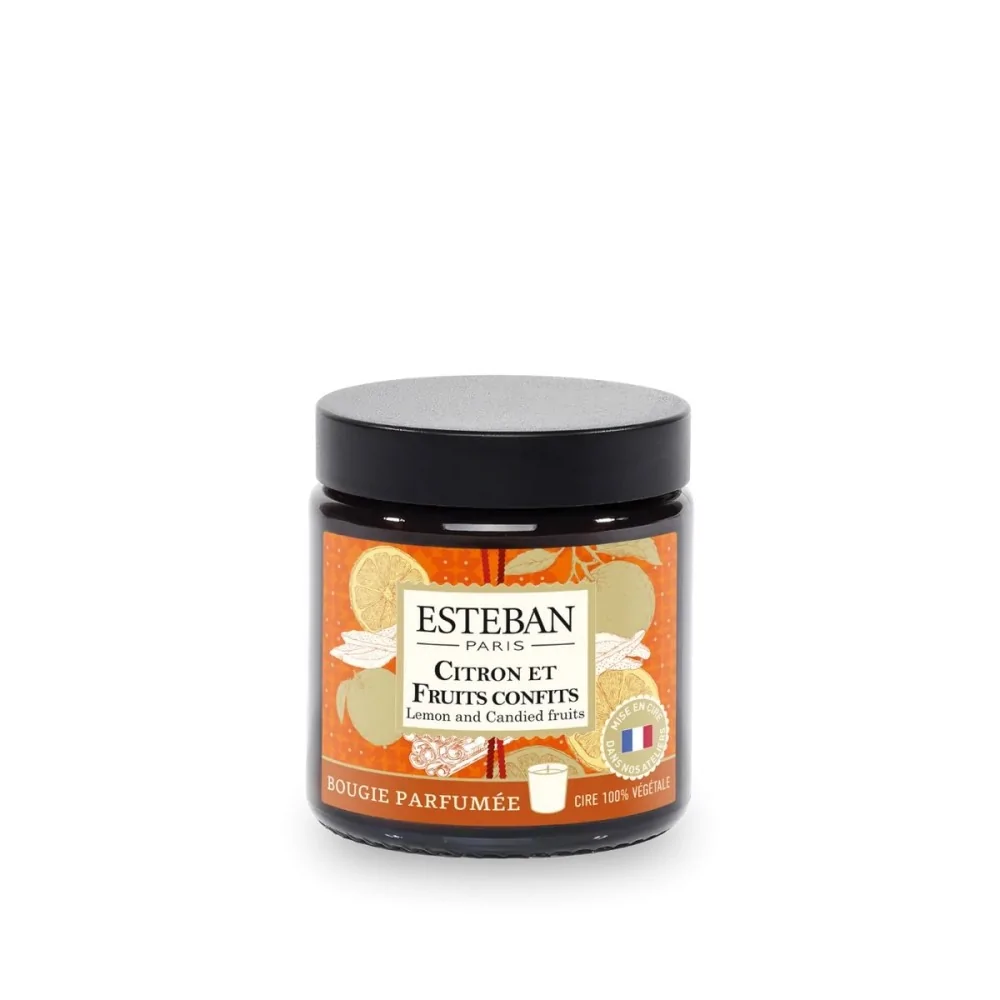 Vela Perfumada Citron et Fruits Confits Esteban Paris 90gr
