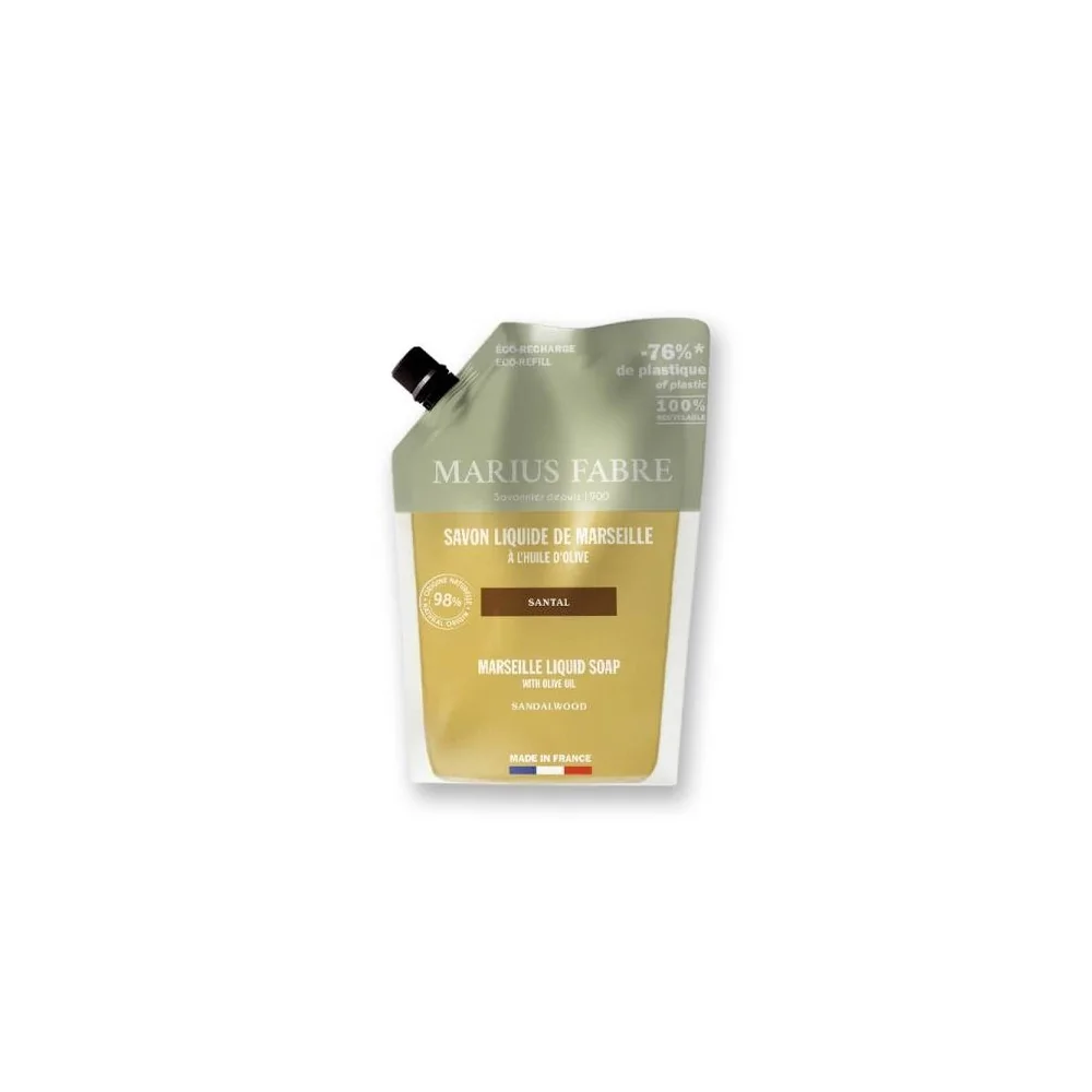 Jabón líquido Marsella Sándalo Marius Fabre 1L | Les aromes provence