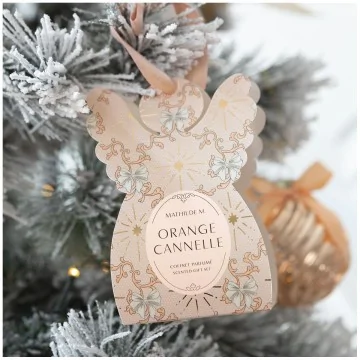 Cofre Ángel con Cerámicas Perfumadas Mathilde M Orange Cannelle