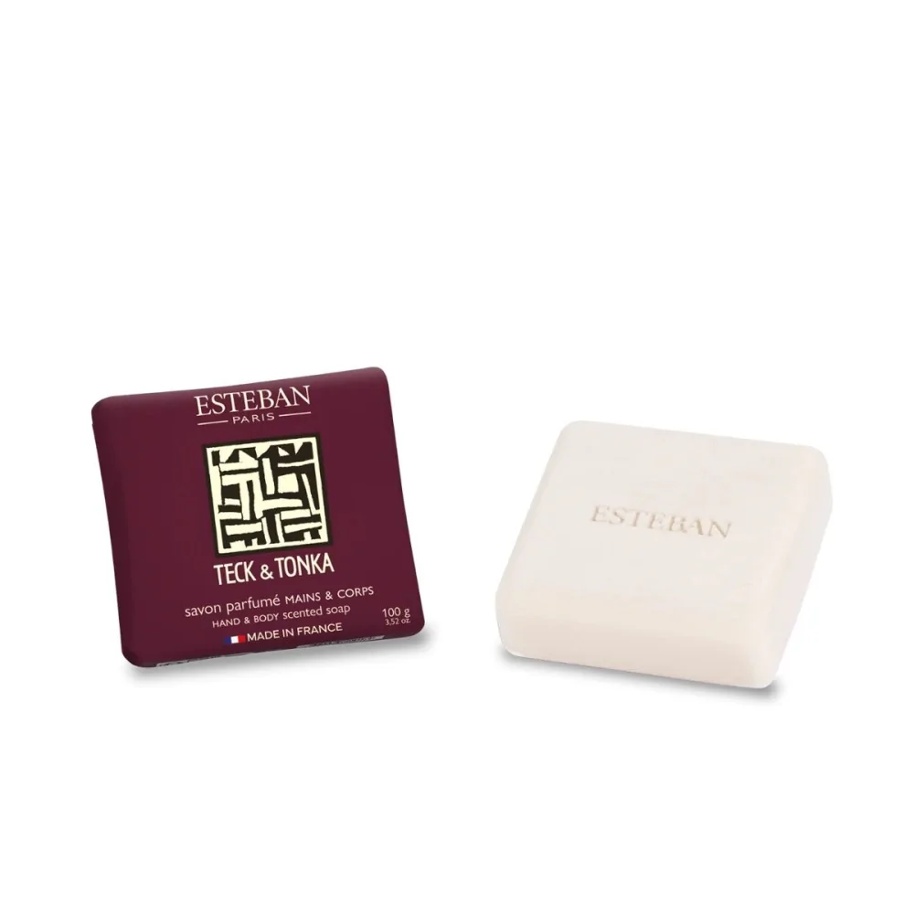 Jabón Perfumado Pastilla Esteban Paris Teck & Tonka 100g