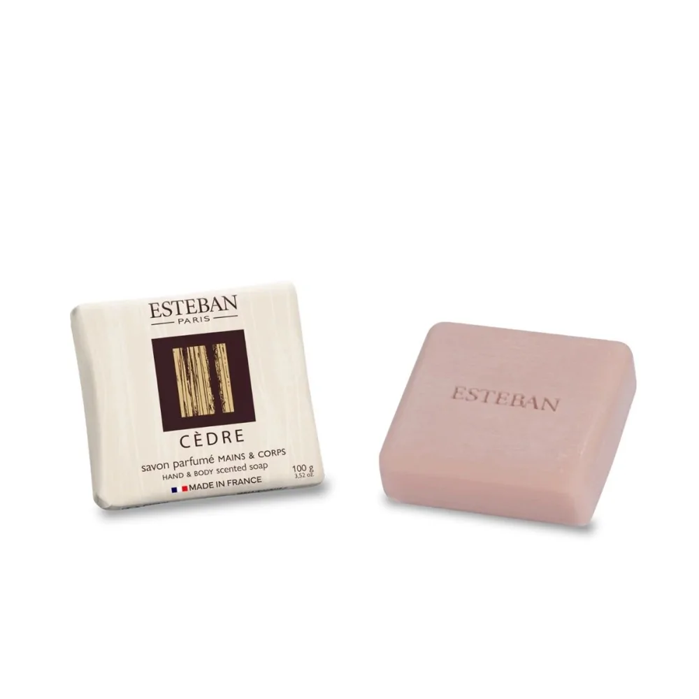 Jabón Perfumado Pastilla Esteban Paris Cèdre 100g